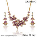 S-6 Xuping moda jóias de ouro, conjuntos de jóias de casamento noivado de noiva para as mulheres